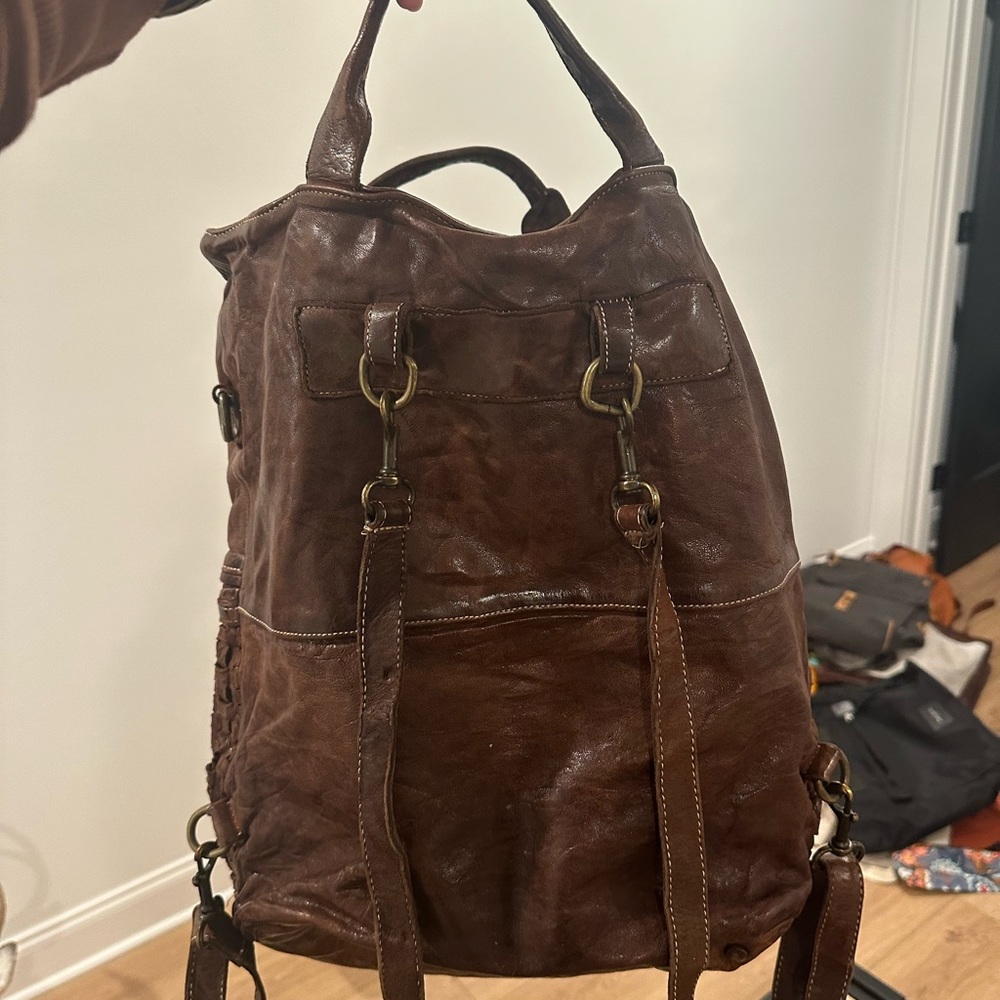 Leather Backpack - Picture 3 of 5